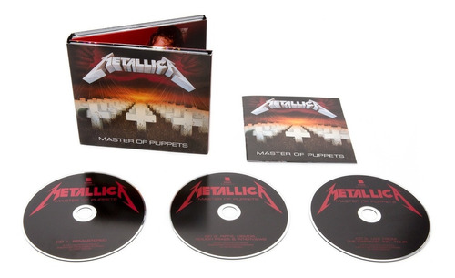 Cd Metallica Master Of Puppets 3cd Deluxe Edition Nuevo 