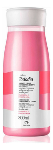 Jabon Liquido Frambuesa Y Pimienta Rosa Cremoso Natura 300ml