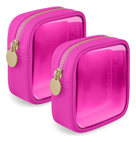 Bolsas De Cosméticos Transparentes 2 Mini Bolsa De Maquillaj