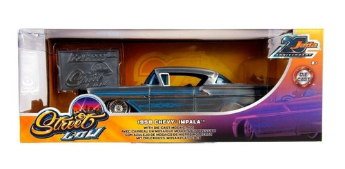 Vehículo Jada 20th Diecast - Chevy 1958 De Escala 1:24