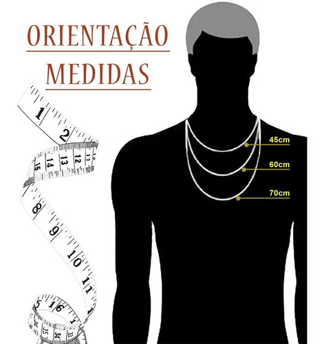 Corrente Cordão Cruz + Pulseira Masculina J-1148 Aço Inox Cor Aço Inox 316L