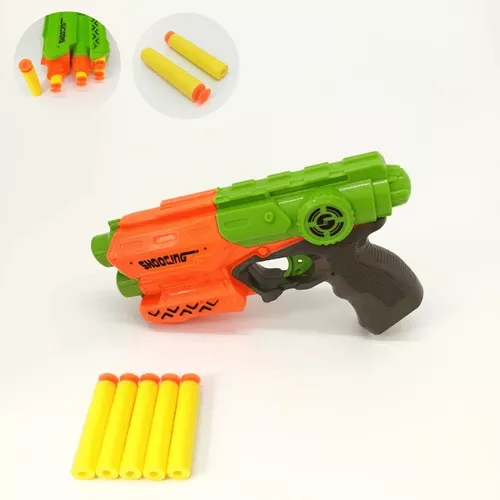 Nerf Arminha Pistola De Brinquedo Lançador Dardos Infantil