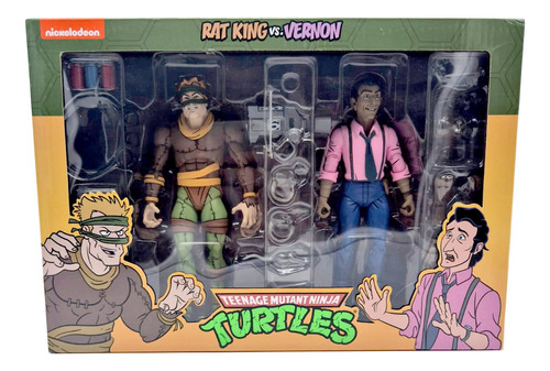 Tmnt Tortugas Ninja Rat King Vs Vernon Neca