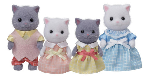 Sylvanian Families Familia Gato Persa Juguete Figuras Niños