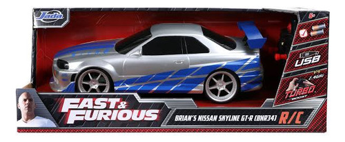 1/16 Brians Nissan Skyline Control Remoto Rapidos Y Furiosos