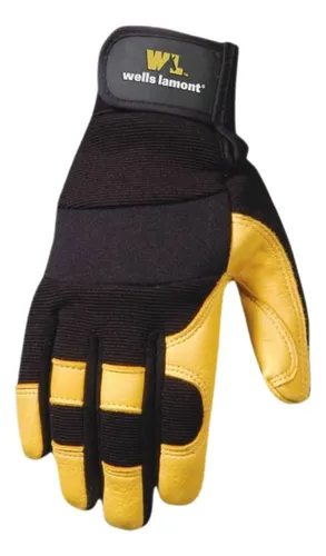 Guantes De Cuero Talla L Par