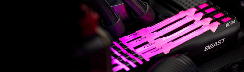 Kingston Fury Beast Rgb 64gb (4x16gb) 3600mhz Ddr4 Cl18 D...