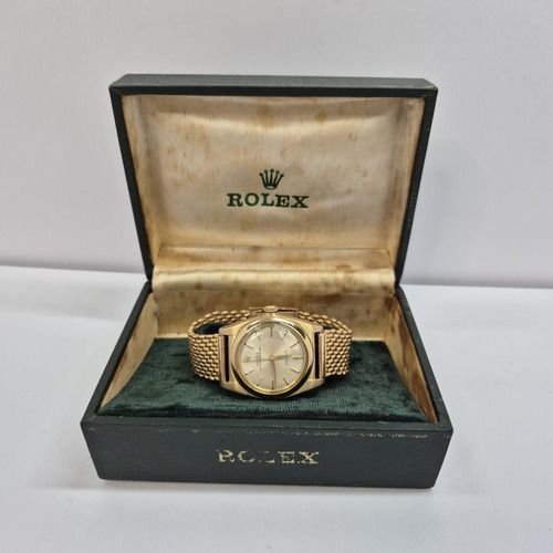 Rolex Oyster Perpetual Bubbleback 1946 Full Gold 32mm Dourado Dourado Branco (Usado)
