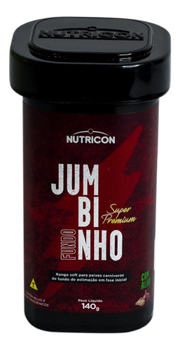 Ração Nutricon Jumbinho Alimento Carnivoros Filhotes 140 Gr