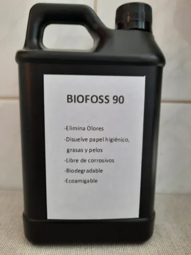 Imagen 1 de 2 de Biofoss 90 Producto Biodegradable Destapa Tina, Lavamanos