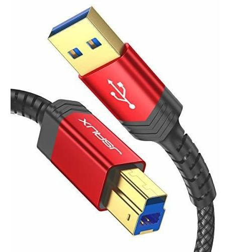 Cable Usb 3.0 A Macho A B Macho Scanner Impresora 2 Metros