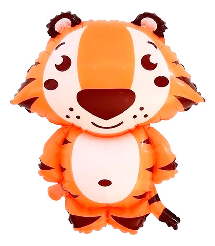 Globo Tigre Naranja Animales Selva Silvestres 45x63cm