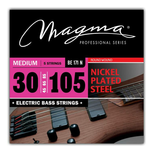 Encordado Magma Para Bajo Nickel 5c 030-105 Be171n High C