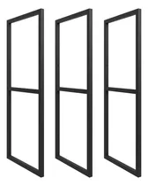 Comprar Trio De Suportes Em Estilo Industrial Duplo P Pratele 25cm