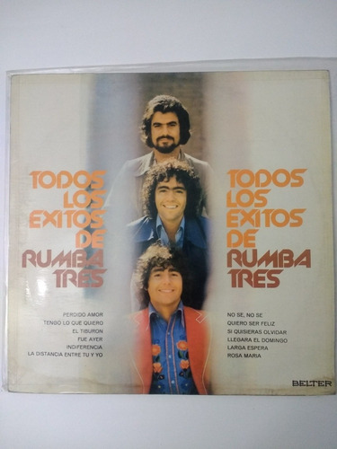 Disco Vinilo Lp De Rumba Tres, Grandes Exitos