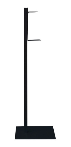 Imagen 4 de 5 de Pedestal Para Dispensador Gel Antibacterial Eli Negro