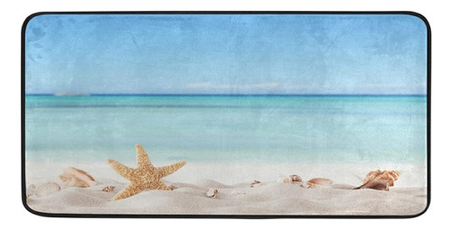 ~? Sea Star Conch Beach Alfombras De Cocina Con Vista Al Mar