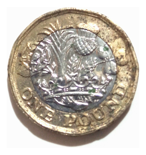 Moneda Una Libra Inglesa