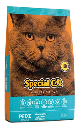 Ração Premium Special Cat Gatos Adultos Sabor Peixe 3kg