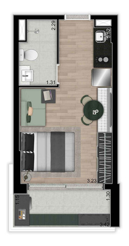 Imagem 23 de 24 de Studio Residencial Para Venda, Moema, São Paulo - St6976. - St6976-inc