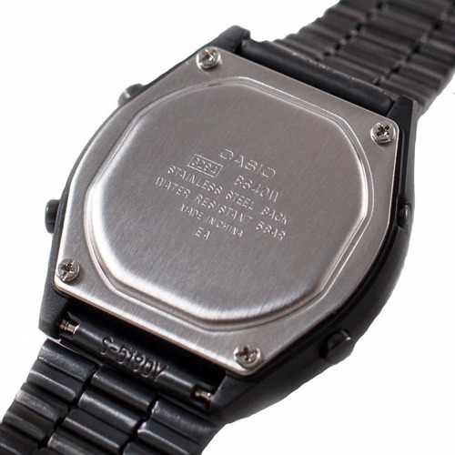 Imagen 3 de 6 de Reloj Casio Vintage Negro B640wb-1bv
