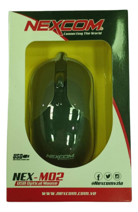 Mouse Optico Usb Nexcom Nex-m02