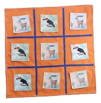 Comprar -juego De Mesa Divertido Y Educativo- Tatetí De Tela