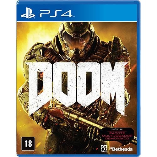 Jogo Doom / Ps4 / Físico (Recondicionado)