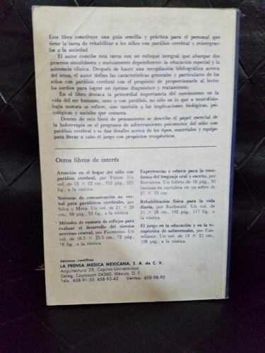 Enfoque Integral De La Paralisis Cerebral Para Su Diag (Usado)