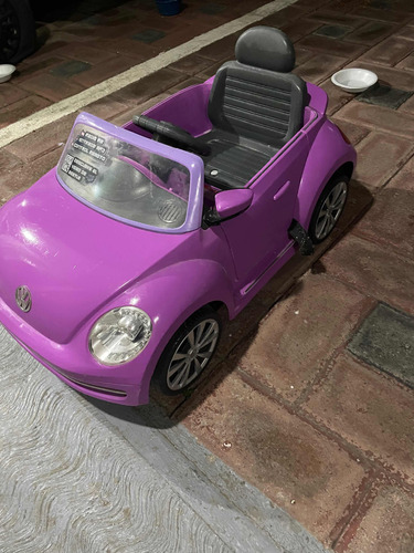 Carro Eléctrico Beetle Morado