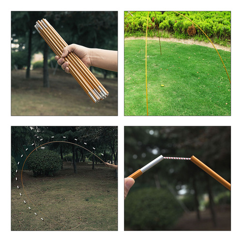 2 Piezas De Carpa Ajustables De Aleación De Aluminio, Barra