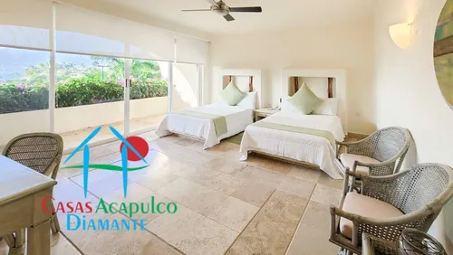 Cad Villa Del Mar. Alberca, Vista A La Bahía Y Cancha De Tenis