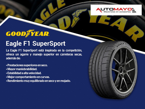Set 2 Llantas Eagle F1 Supersport Goodyear 235/35r19 91y
