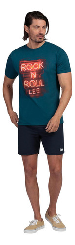 Playera Slim Fit Manga Corta Lee Hombre 349