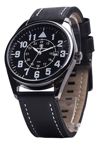 Reloj Civil Smith & Wesson Para Hombre, 3 Atm, Caja De Acero