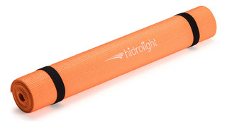 Tapete Colchonete Academia Eva Exercícios Yoga Hidrolight Cor Laranja