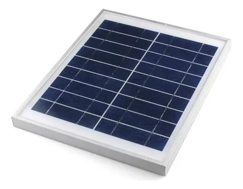 Panel Solar De 20 Watt 18 Voltios 1.11a Alt:46cm Anc:36cm Color Blanco