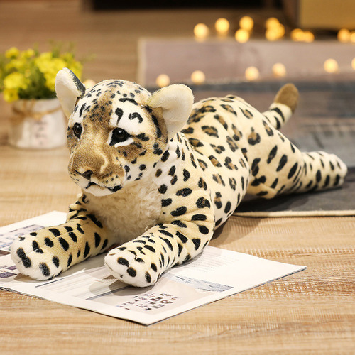 Muñecas De Peluche Con Dibujos Animados De Tigre Y Leopardo,