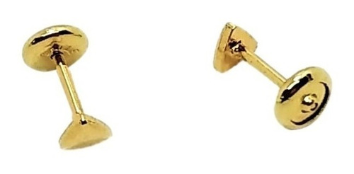 Aros Abridores De Oro Laminado 18k Aritos Triangulo Mujer