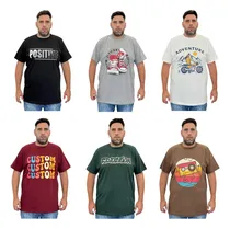 Comprar Pack X3 Remeras Estampadas Hombre Talles Especiales Algodon