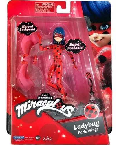 Ladybug - Figuras articuladas Ladybug y Catnoir