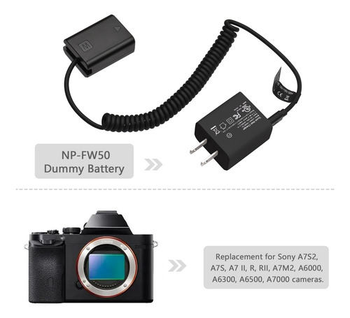 Dummy Battery Andoer A7s A6500 A6000 For.a7000 Ii A7