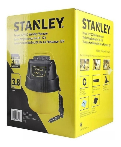 Aspiradora Portatil Stanley Polvo Agua 12v