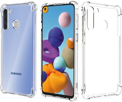 Estuche - Forro Clear Transparente Samsung Galaxy A21