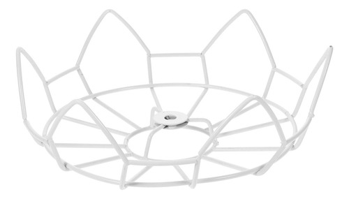 Lámpara Colgante Tipo Jaula De Metal Con Forma De Redondo