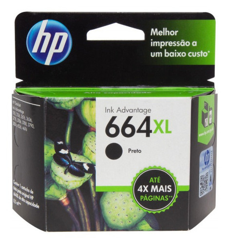 Kit Cartucho Original Hp 664 Xl Preto E 664 Xl Color P 3776