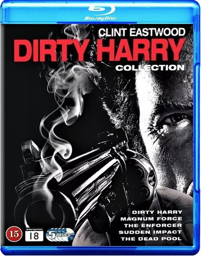 Blu Ray Dirty Harry - Coleção - Box 5 Filmes, Dub/leg, Lacra