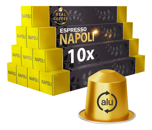 Cápsulas Real Coffee® Napoli Compatible Con Nespresso®