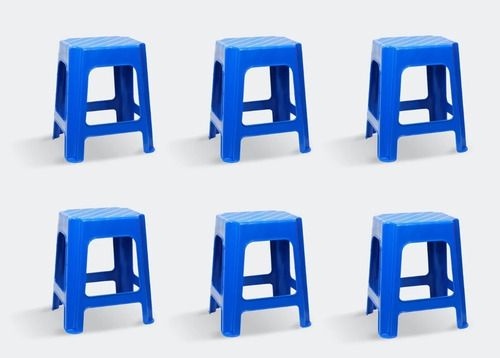 Imagen 5 de 5 de 6 Banquetas Reforzadas Apilables Colombraro - Colores Varios