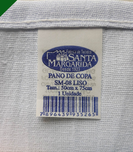 Imagem 1 de 4 de Pano Prato Barca Santa Margarida Sm-08 Pintura Atacado 50 Un